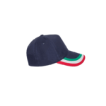 Cappellino visiera precurvata in denim Italia - immagine 4