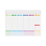 Planning tavolo settimanale perpetuo Saba