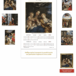 Calendario muro Belle Arti Oro