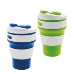 Tazza pieghevole con tappo Silly