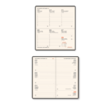 Agenda Tasca Portafoglio Fiore - 8,0 x 14,0 - Settimanale - immagine 2