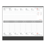 Planning Tavolo Linea Ombrone Wire-O - 30,0 x 11,0 - Settimanale - immagine 2