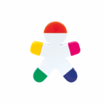 Evidenziatore 5 Colori Omino