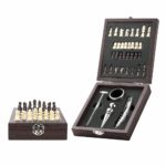 Set Gioco/Vino 5 Pezzi Vingh