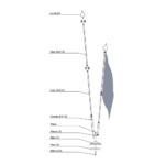 Basamento Istituzionale Portabandiera da interno 1/5 posti DRIPPY - immagine 5