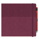Agenda Tavolo Blocco Fisso Bigiornaliera Linea Ombrone - 17,5 x 17,5 cm