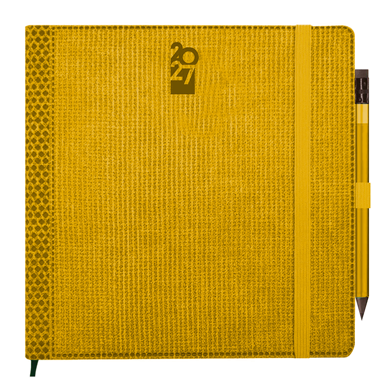 AP88114 Agenda Tavolo Settimanale Blocco Fisso Linea Premium – 17,5 x 17,5 - immagine 1