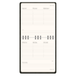 Agenda Planning Tavolo Portafoglio Settimanale Linea Vienna – 17,5 x 17,5 cm - immagine 3