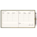 Agenda Tavolo Settimanale Linea Vienna – 17,5 x 17,5 cm - immagine 3