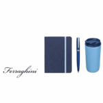 set regalo 3 pezzi: notebook tavolo, penna e tazza termica PROOF - immagine 2