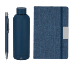 set regalo 3 pezzi: notebook tavolo, penna e borraccia PLIX - immagine 2